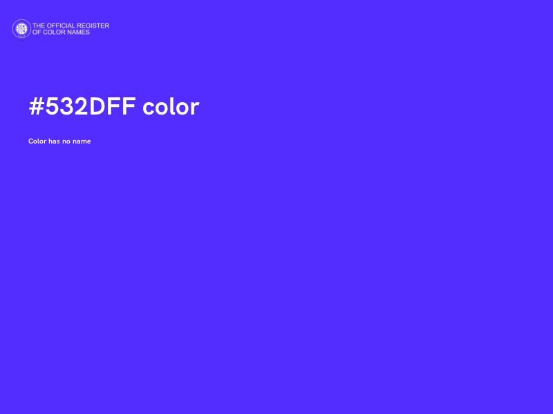 #532DFF color image