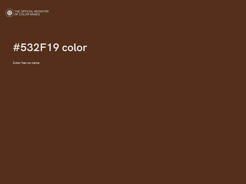 #532F19 color image