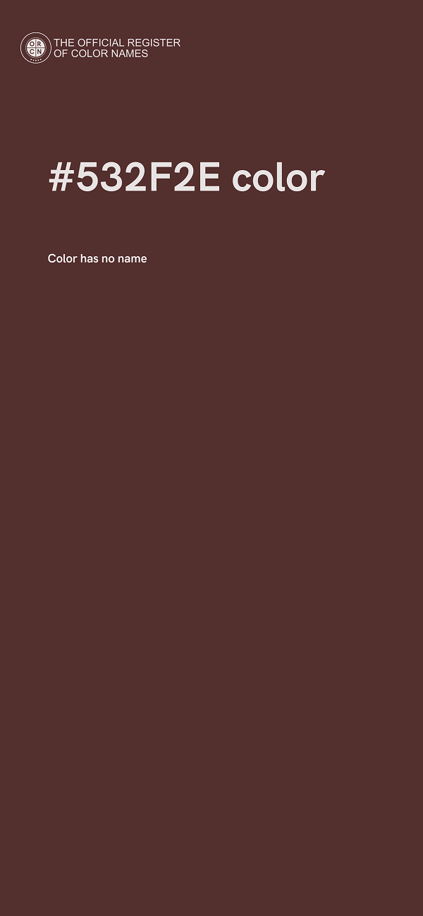 #532F2E color image