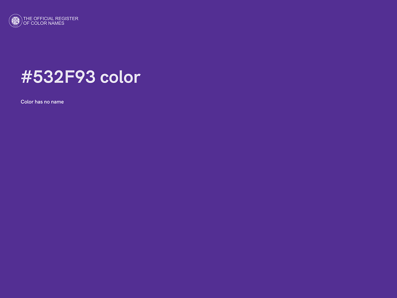 #532F93 color image