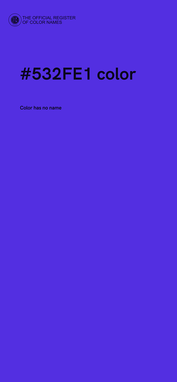#532FE1 color image