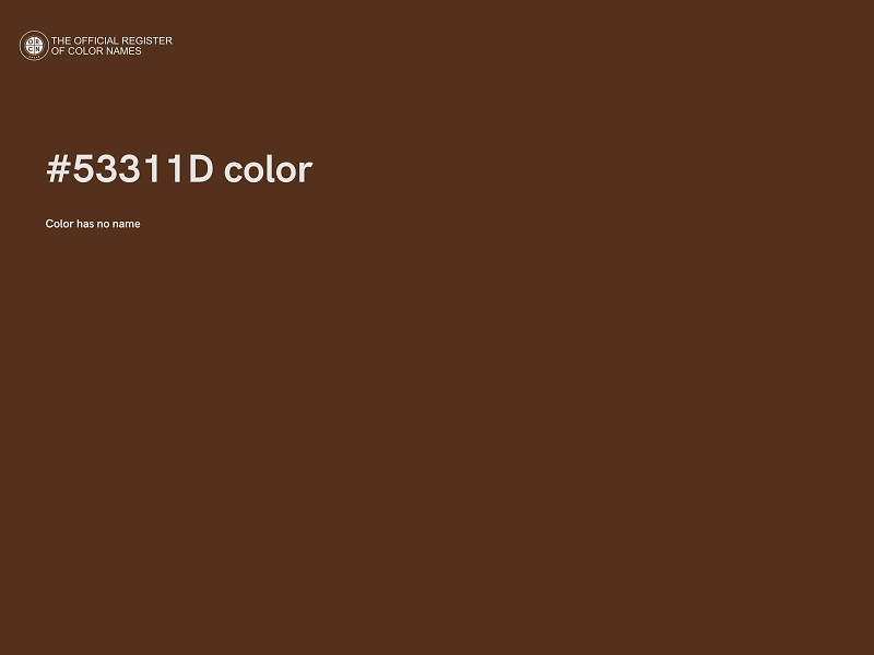 #53311D color image