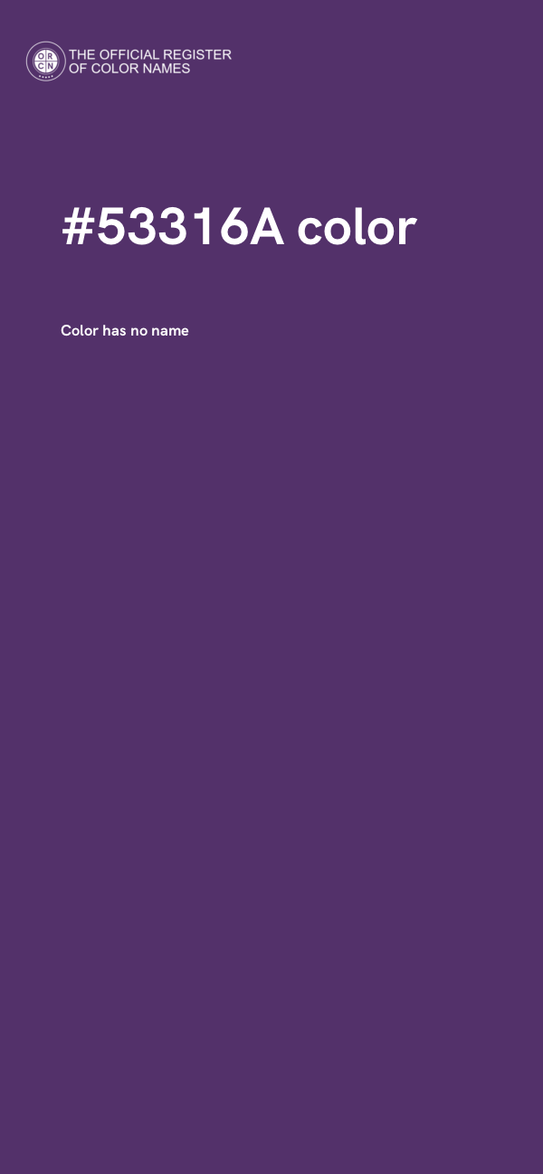 #53316A color image
