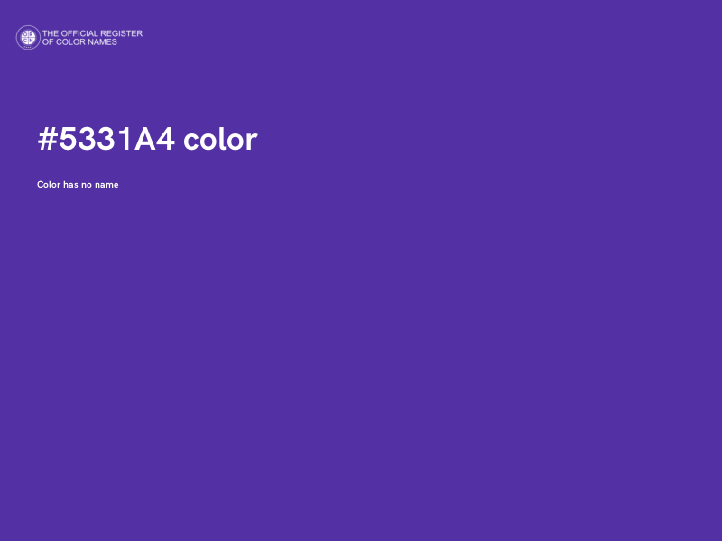 #5331A4 color image