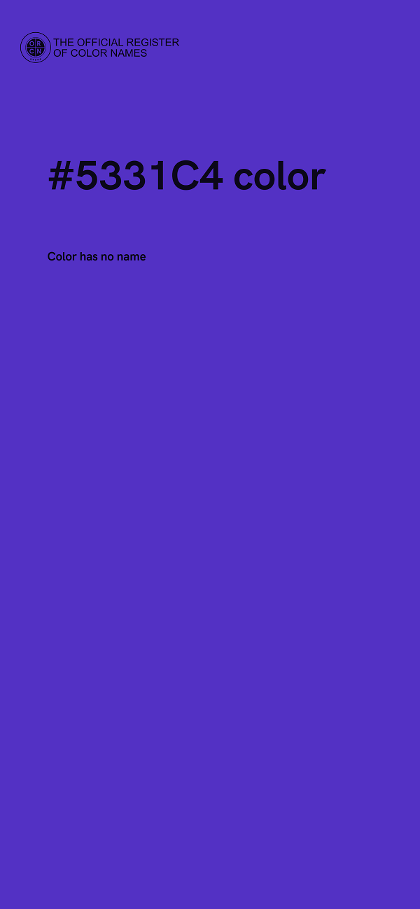 #5331C4 color image