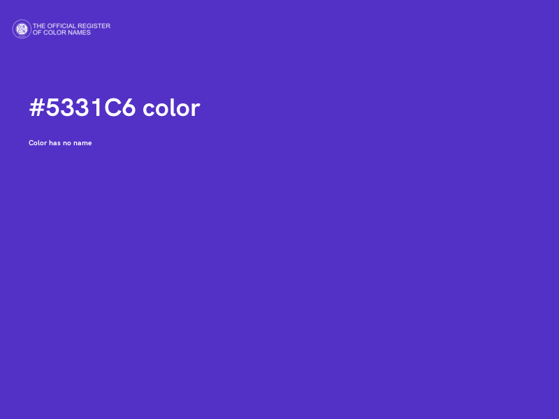 #5331C6 color image