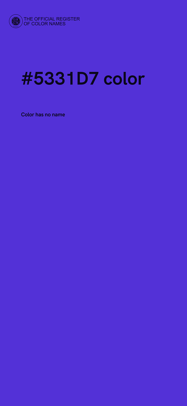 #5331D7 color image