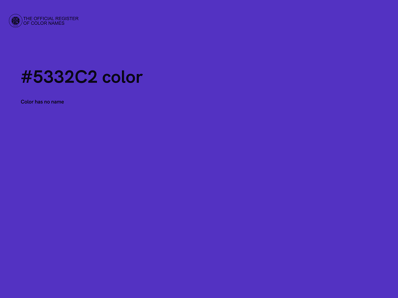 #5332C2 color image