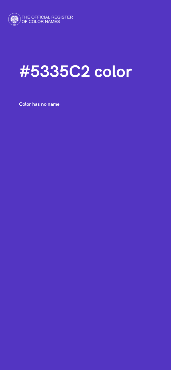 #5335C2 color image