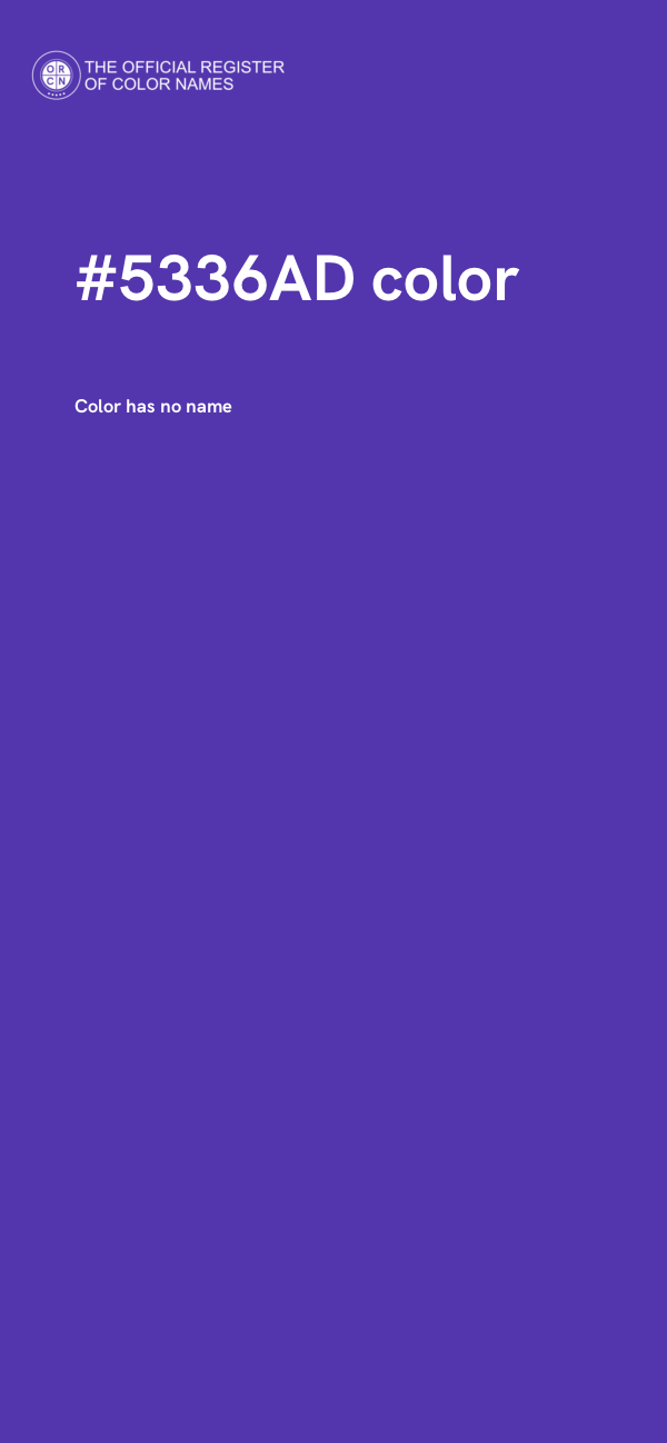#5336AD color image