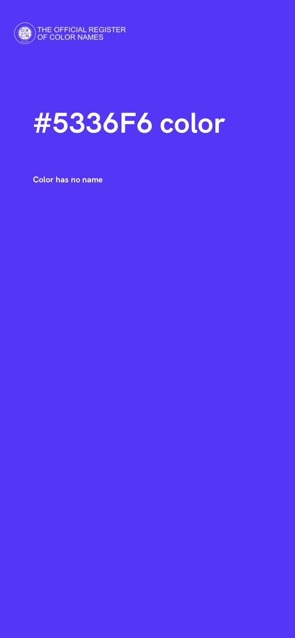 #5336F6 color image