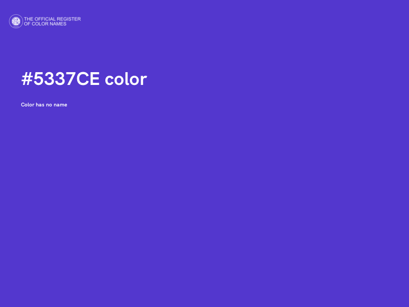 #5337CE color image