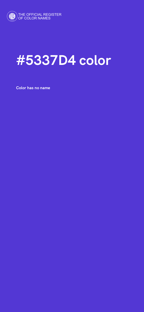 #5337D4 color image