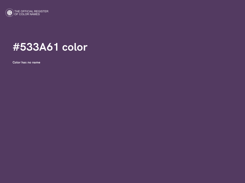#533A61 color image