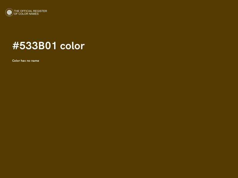 #533B01 color image