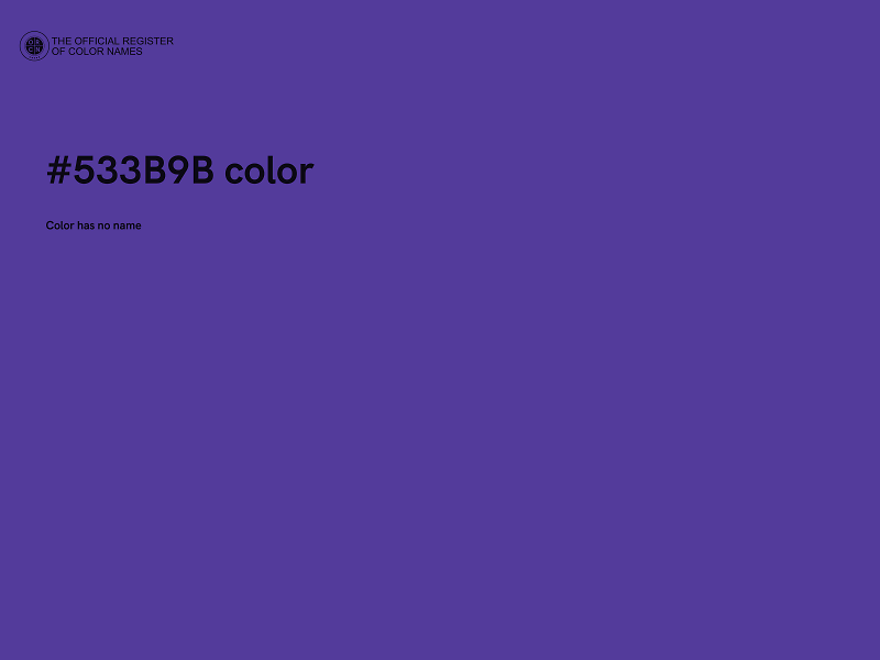 #533B9B color image