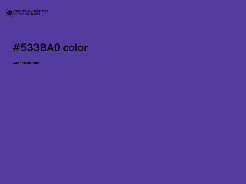 #533BA0 color image