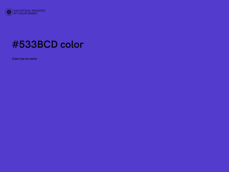 #533BCD color image