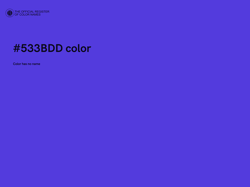 #533BDD color image