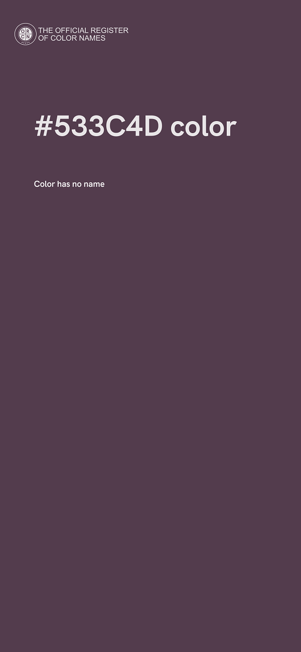 #533C4D color image