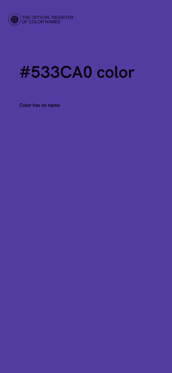 #533CA0 color image