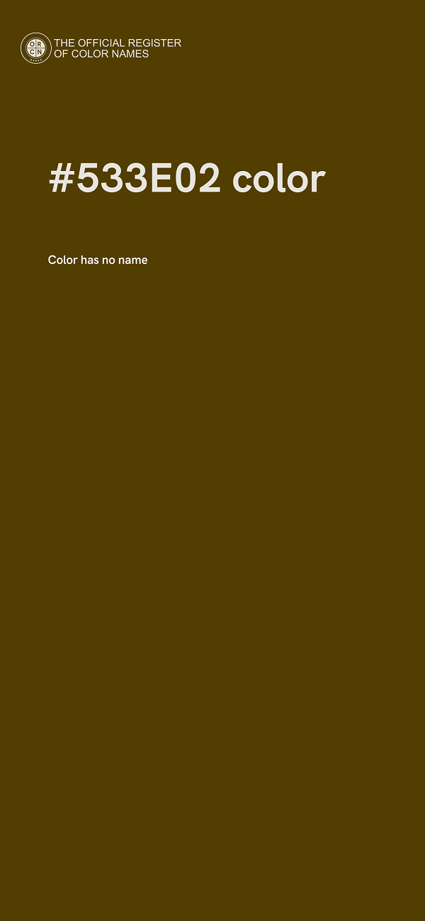 #533E02 color image