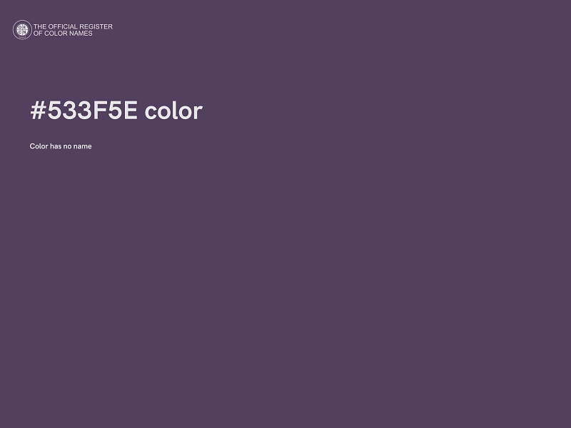 #533F5E color image