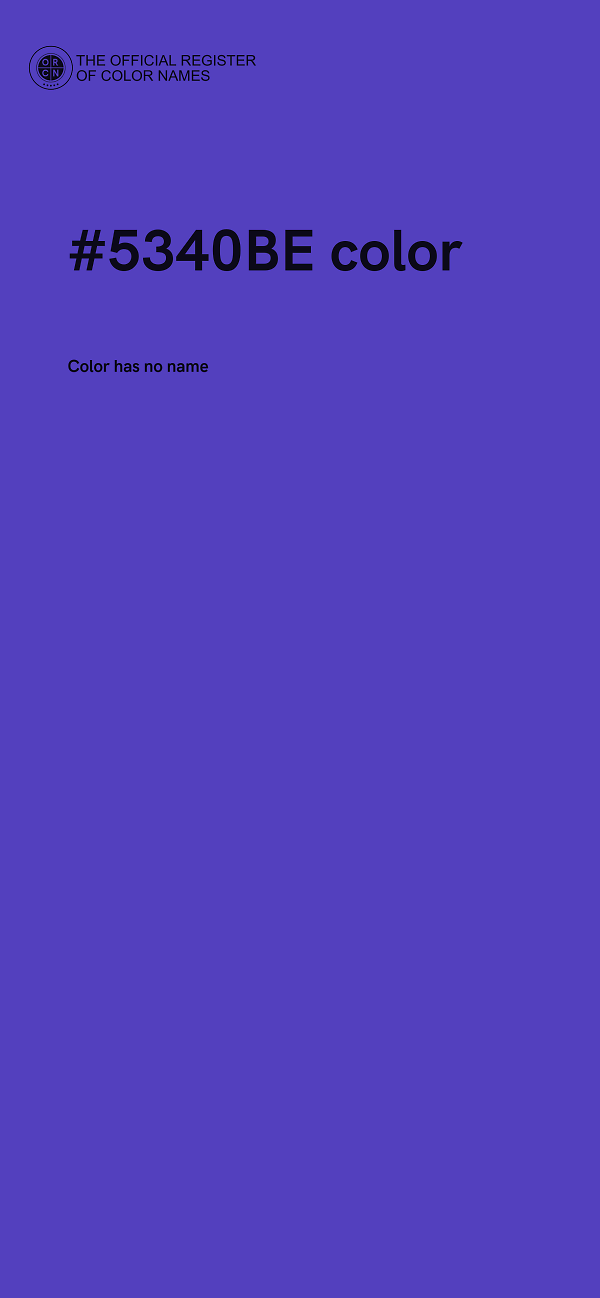 #5340BE color image