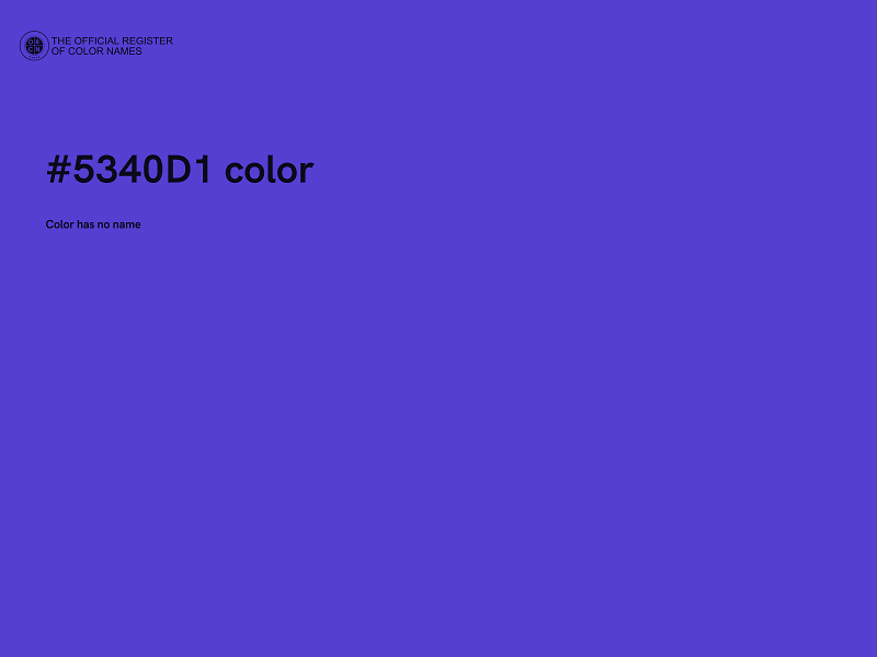 #5340D1 color image