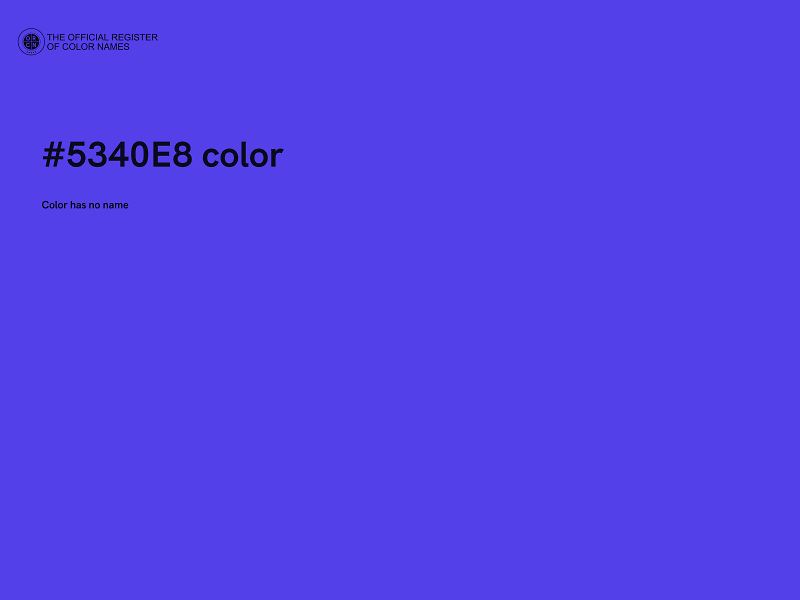 #5340E8 color image