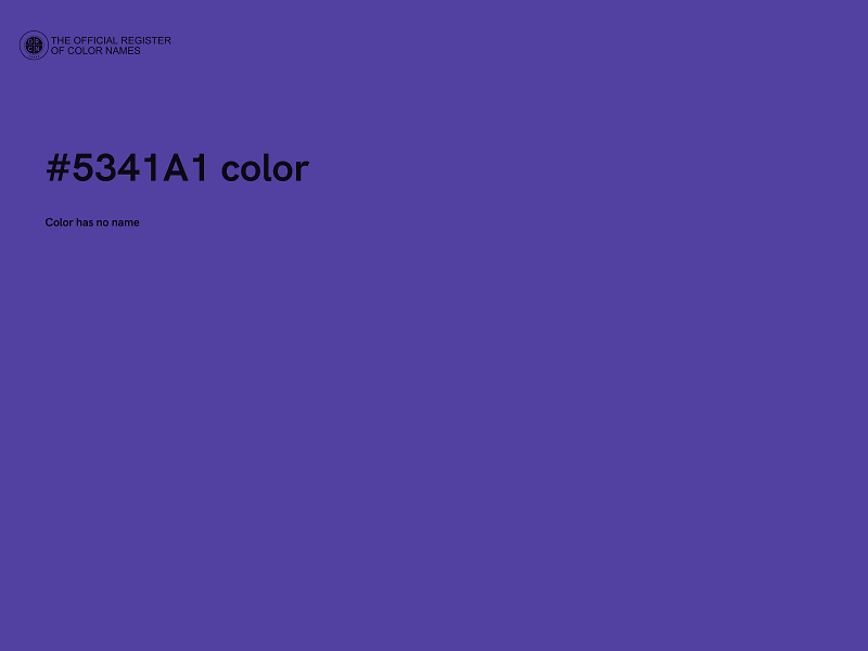 #5341A1 color image