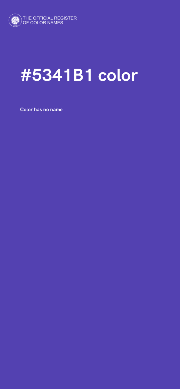 #5341B1 color image