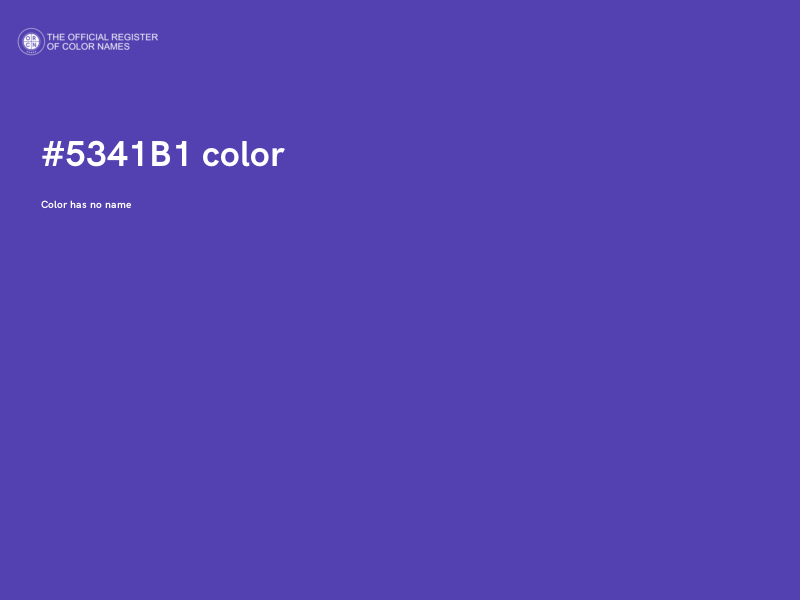#5341B1 color image