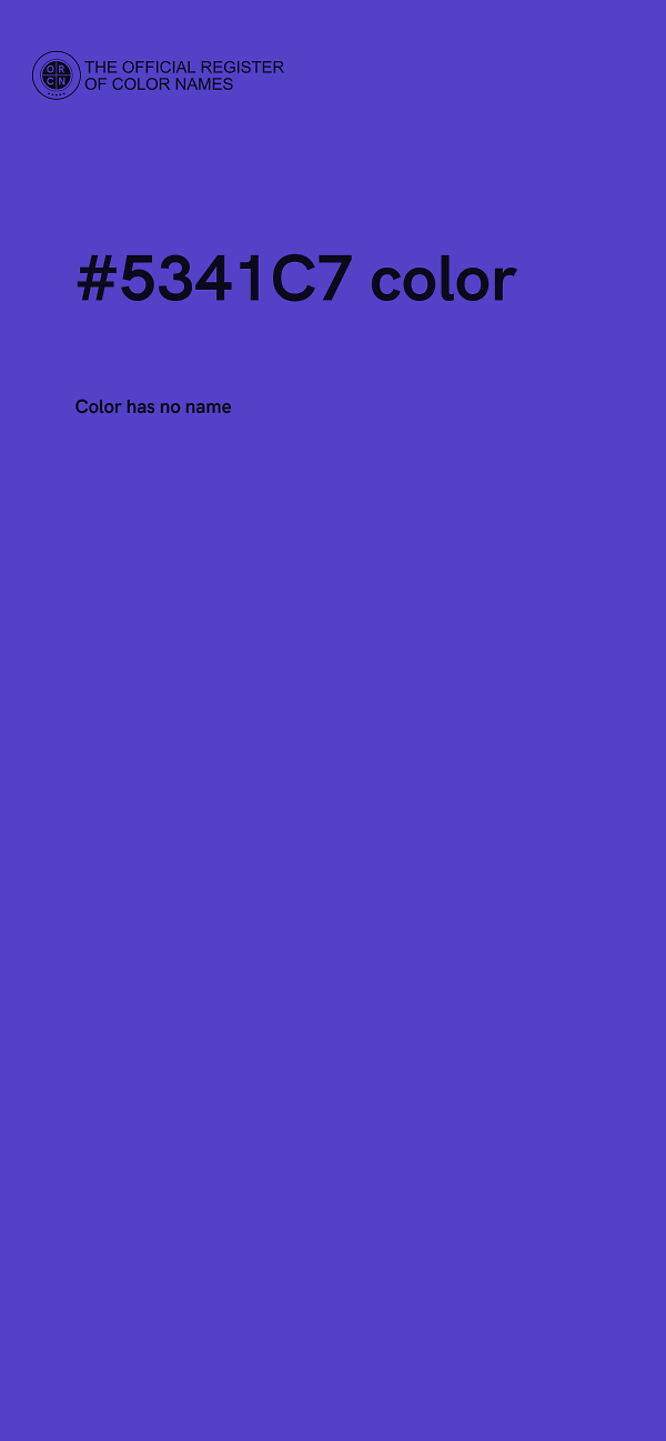 #5341C7 color image