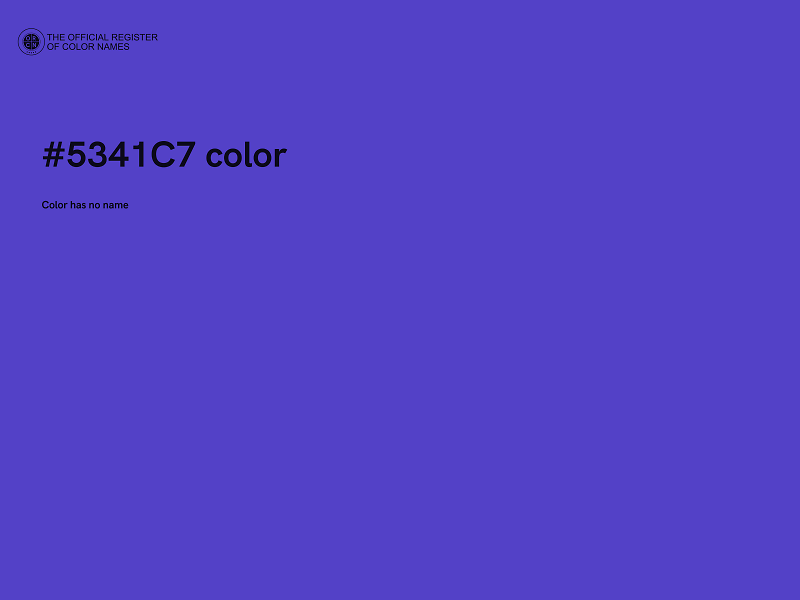 #5341C7 color image