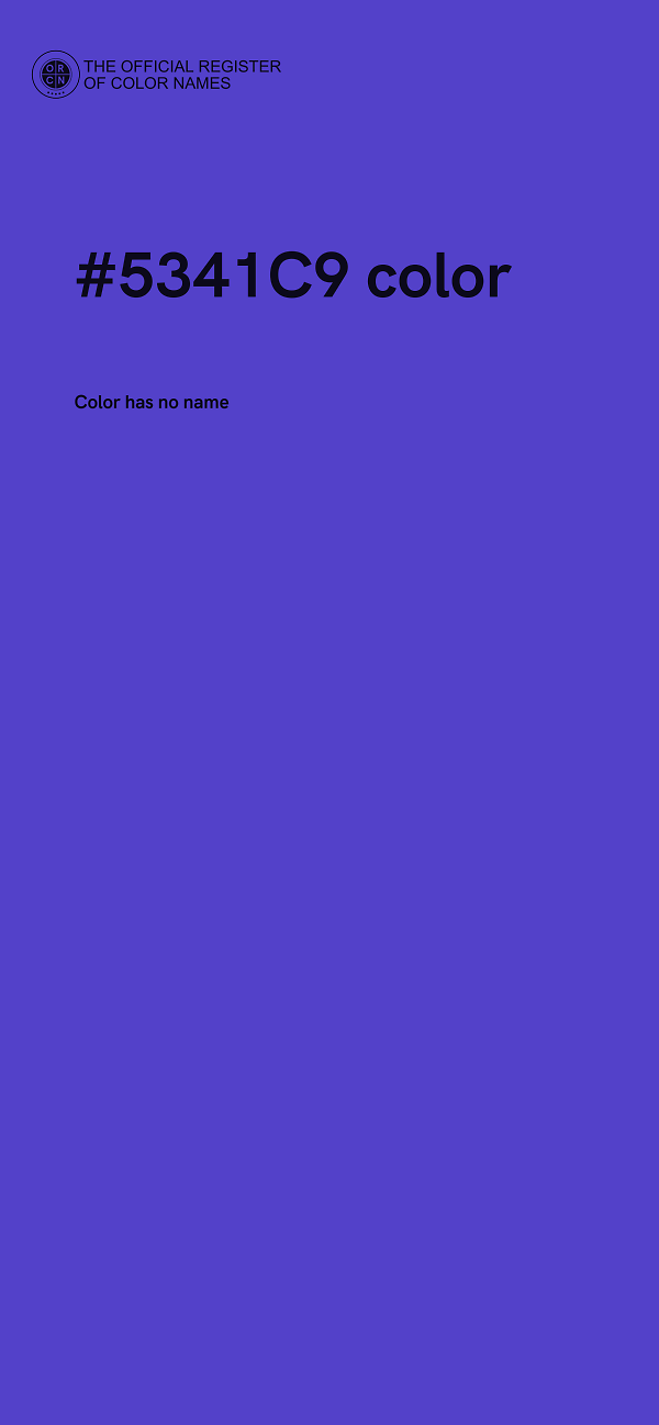 #5341C9 color image