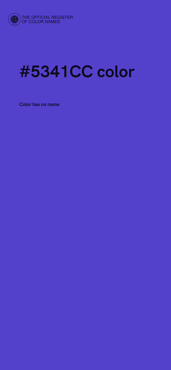 #5341CC color image