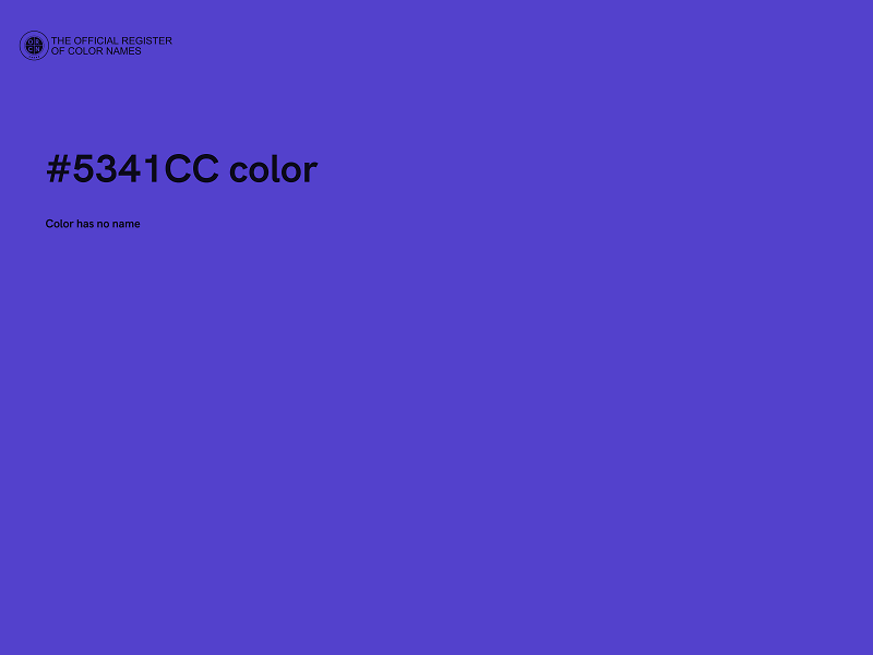 #5341CC color image
