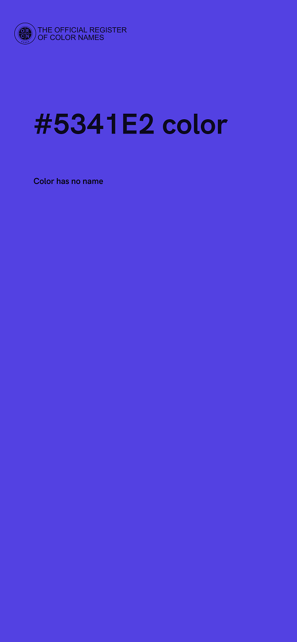 #5341E2 color image