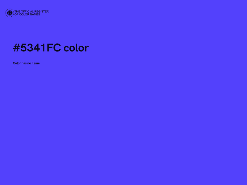 #5341FC color image