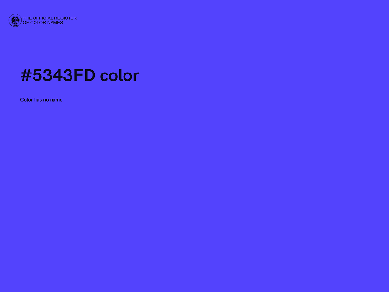 #5343FD color image