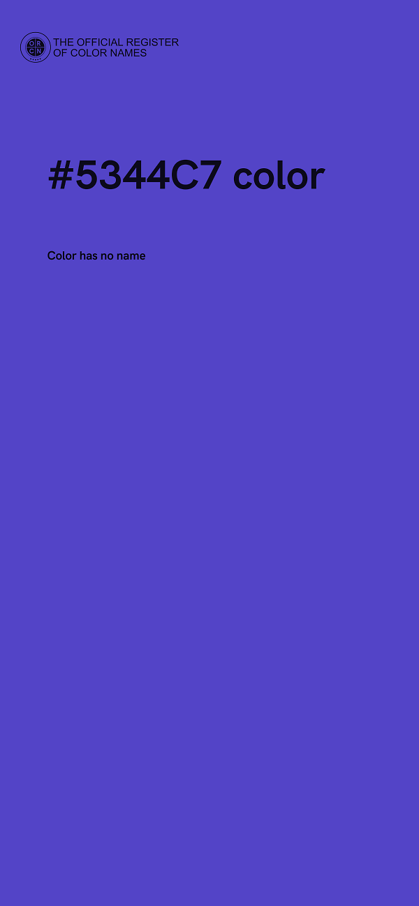 #5344C7 color image