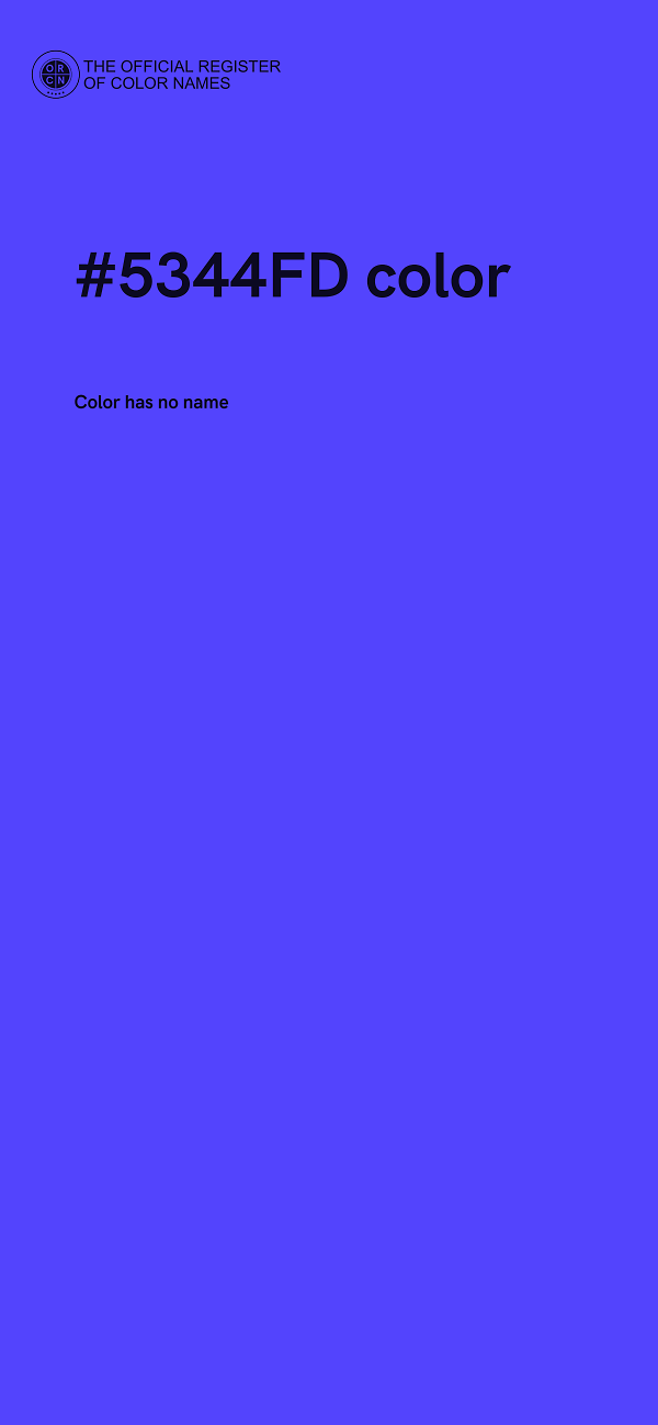 #5344FD color image