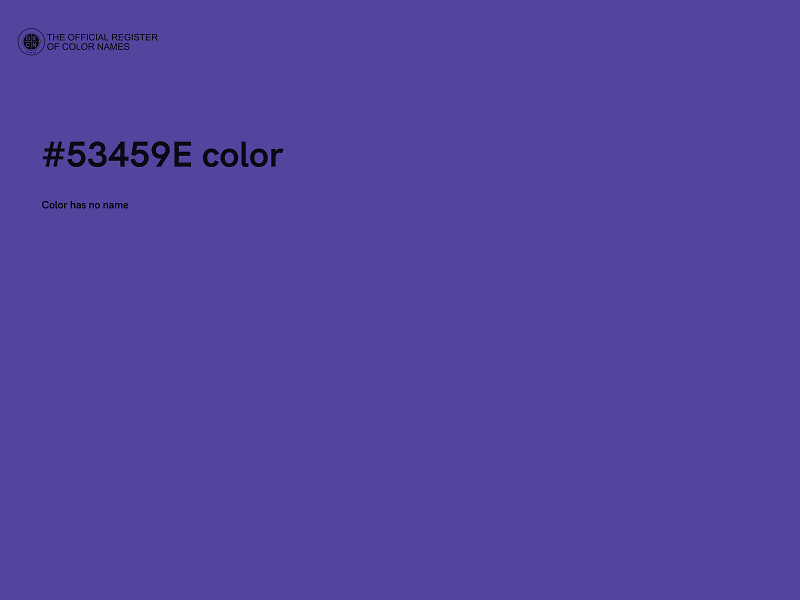 #53459E color image