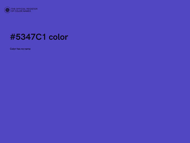 #5347C1 color image