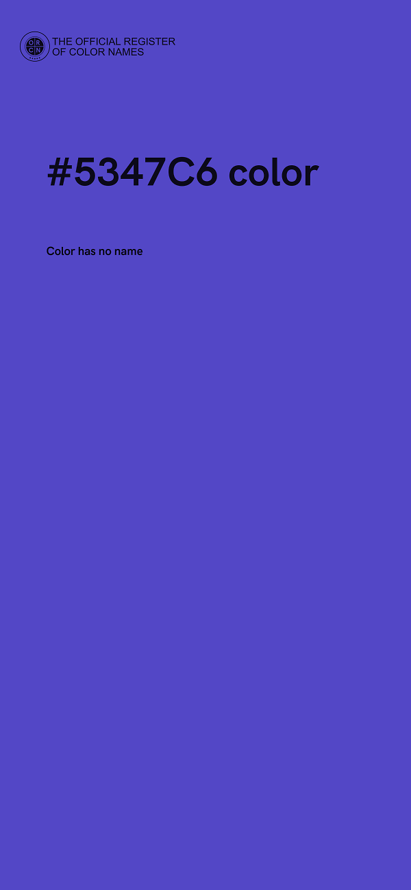 #5347C6 color image
