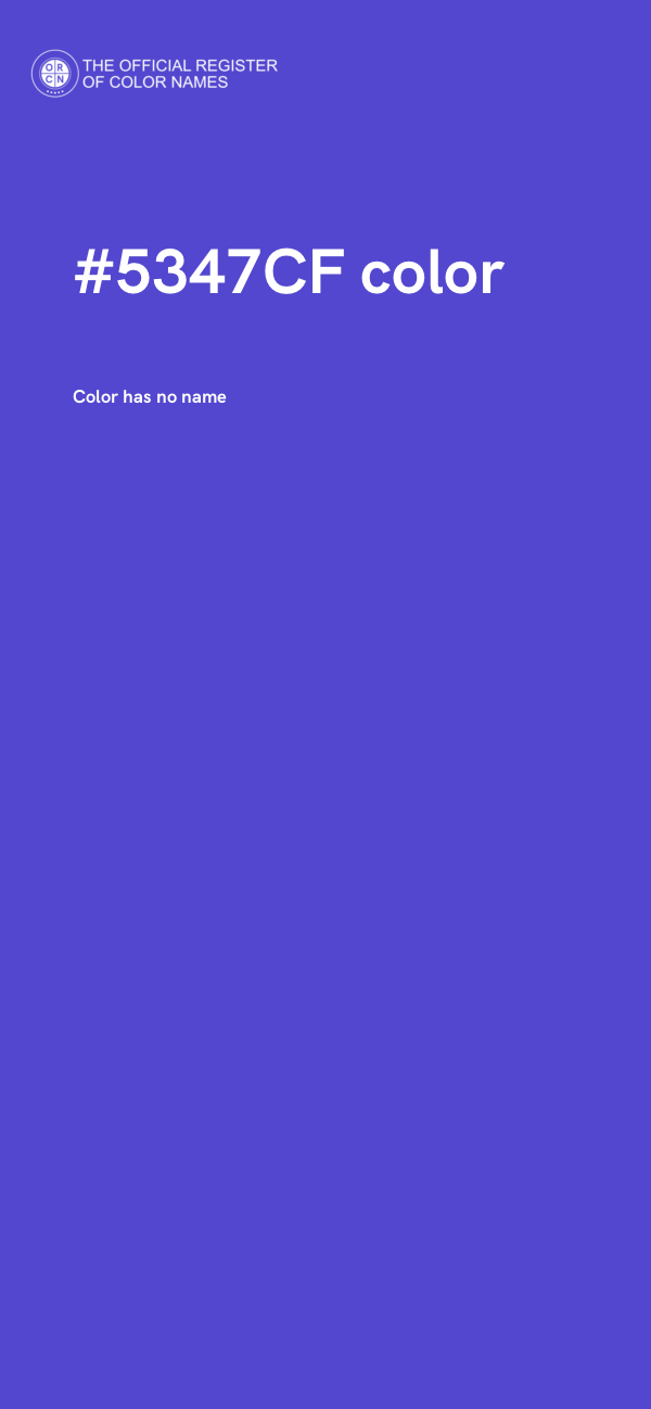 #5347CF color image