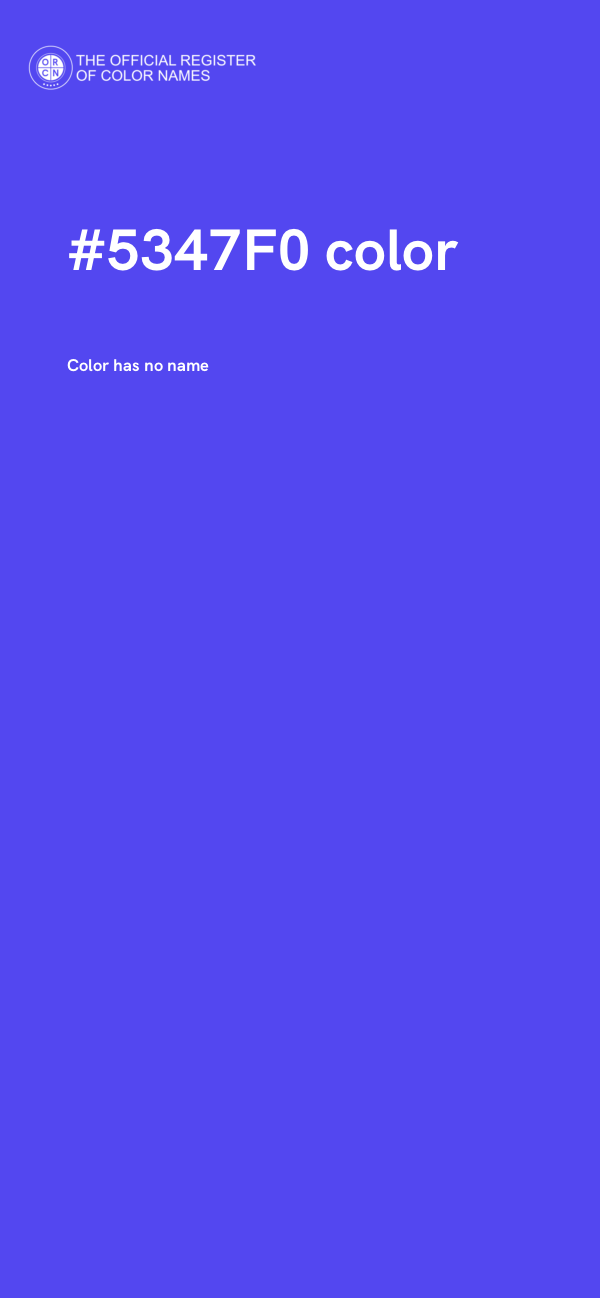 #5347F0 color image