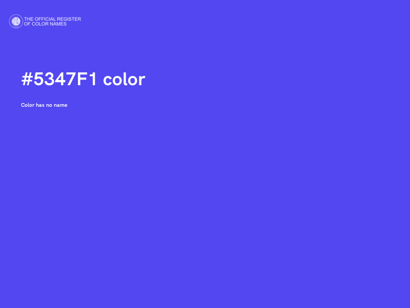 #5347F1 color image