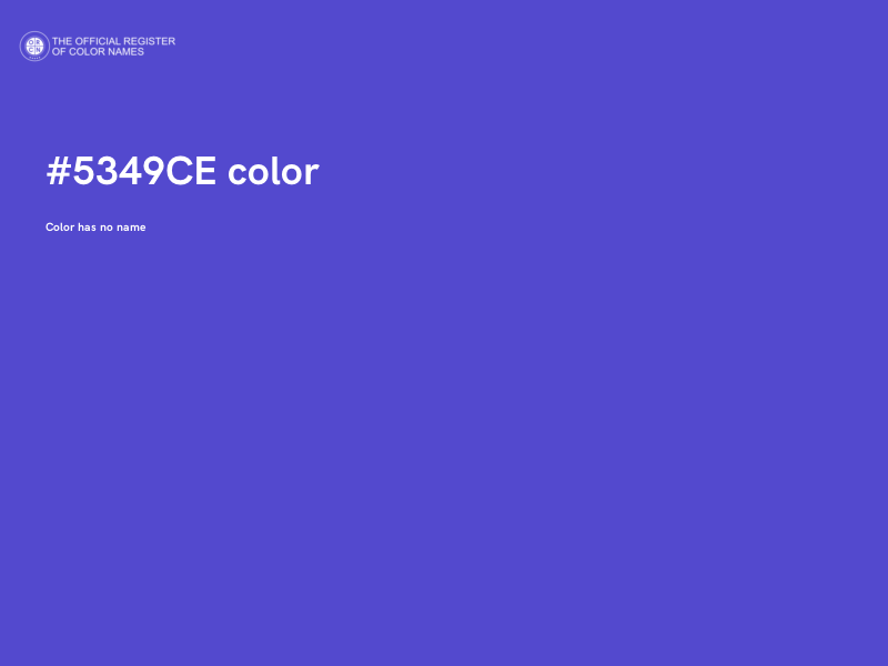 #5349CE color image